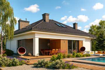  Projekt domu Domidea 2 d (WAC1004) - projekt domu parterowego - Zdjęcie 1