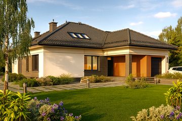  Projekt domu Domidea 2 d (WAC1004) - projekt domu parterowego - Zdjęcie 2