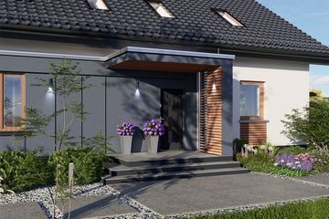  Projekt domu Domidea 50 d40 (WAC1008) - projekt domu parterowego z poddaszem - Zdjęcie 4