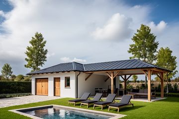  Projekt garażu G294 - Budynek garażowo - gospodarczy (PRA1323) - projekt garażu parterowego - Zdjęcie 1