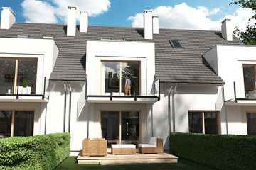 Projekt domu Diana A segment prawy - parterowy z poddaszem dom o powierzchni 98,90 m², dach dwuspadowy - ujęcie 5