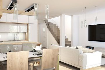 Projekt domu Diana A segment prawy - parterowy z poddaszem dom o powierzchni 98,90 m², dach dwuspadowy - ujęcie 9