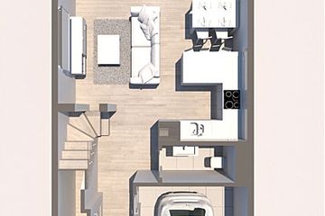 Projekt domu Diana A segment prawy - parterowy z poddaszem dom o powierzchni 98,90 m², dach dwuspadowy - ujęcie 13
