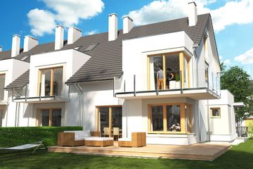  Projekt domu Diana Grande B segment lewy (WRD2512) - projekt domu z pełnym piętrem - Zdjęcie 2