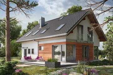  Projekt domu Zefir (1531) (KRD2682) - projekt domu parterowego z poddaszem - Zdjęcie 4