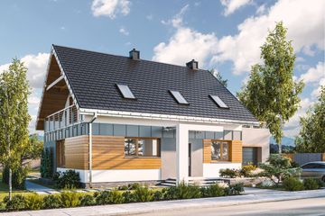  Projekt domu Renata (1533) (KRD2685) - projekt domu parterowego z poddaszem - Zdjęcie 6