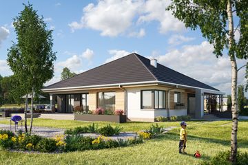  Projekt domu Karol (1526) (KRD2686) - projekt domu parterowego - Zdjęcie 1