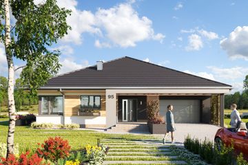  Projekt domu Karol (1526) (KRD2686) - projekt domu parterowego - Zdjęcie 2