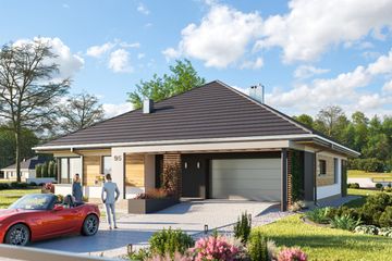  Projekt domu Karol (1526) (KRD2686) - projekt domu parterowego - Zdjęcie 3