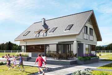  Projekt domu Zenon Rex (1530) (KRD2688) - projekt domu parterowego z poddaszem - Zdjęcie 6