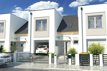  Projekt domu Andrzej bliźniak (WRD2513) - projekt domu parterowego z poddaszem - Zdjęcie 1