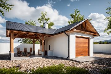  Projekt garażu G292 - Budynek garażowy (PRA1325) - projekt garażu parterowego - Zdjęcie 1