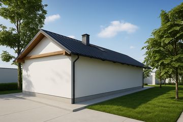  Projekt garażu G269 - Budynek garażowo - gospodarczy (PRA1327) - projekt garażu parterowego - Zdjęcie 2