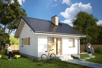  Projekt domu Paulus I (SLS1157) - projekt domu parterowego - Zdjęcie 1