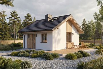  Projekt domu Paulus I (SLS1157) - projekt domu parterowego - Zdjęcie 2