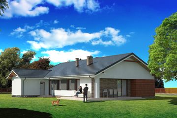  Projekt domu Angustus I G2 (SLS1008) - projekt domu parterowego - Zdjęcie 2