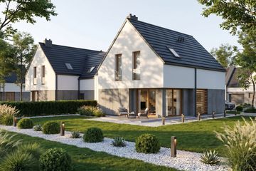 Projekt domu Proximus I G1 - parterowy z poddaszem dom o powierzchni 98,78 m², dach dwuspadowy - ujęcie 4