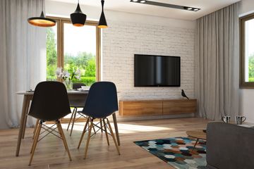  Projekt domu Fraternus I G1 (SLS1020) - projekt domu parterowego z poddaszem - Zdjęcie 7