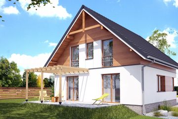  Projekt domu Carus I PG1 (SLS1011) - projekt domu parterowego z poddaszem - Zdjęcie 2