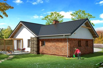  Projekt domu Angularis I G1 (SLS1004) - projekt domu parterowego - Zdjęcie 2