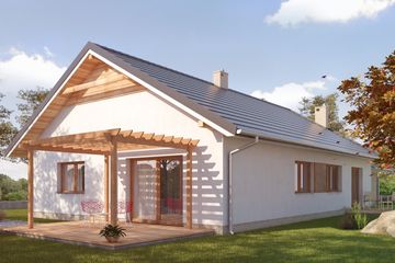  Projekt domu Notus I G1 (SLS1019) - projekt domu parterowego - Zdjęcie 2