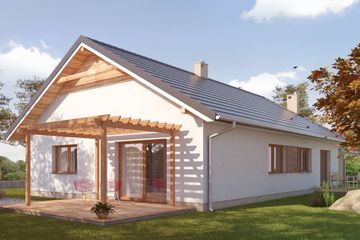  Projekt domu Notus I G1 (SLS1019) - projekt domu parterowego - Zdjęcie 2