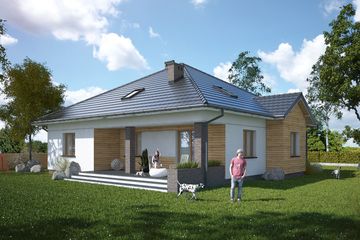  Projekt domu Subtillis I G1 (SLS1017) - projekt domu parterowego - Zdjęcie 2