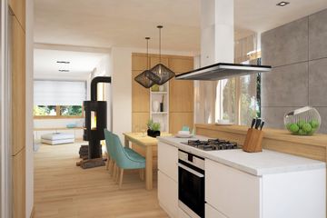  Projekt domu Alaris I G2 (SLS1052) - projekt domu parterowego z poddaszem - Zdjęcie 3