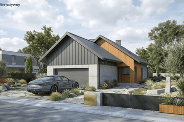 Projekt domu Longus I G2 - parterowy z poddaszem dom o powierzchni 124,11 m², dach dwuspadowy - ujęcie 6