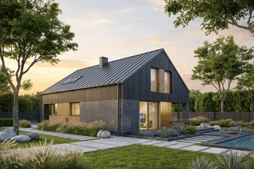 Projekt domu Longus I G2 - parterowy z poddaszem dom o powierzchni 124,11 m², dach dwuspadowy - ujęcie 15