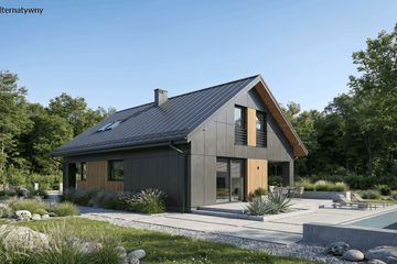 Projekt domu Longus I G2 - parterowy z poddaszem dom o powierzchni 124,11 m², dach dwuspadowy - ujęcie 16