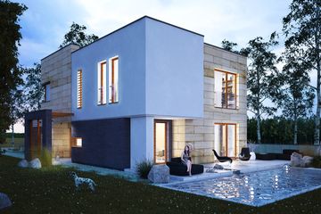  Projekt domu Audax I PG2 (SLS1064) - projekt domu z pełnym piętrem - Zdjęcie 2