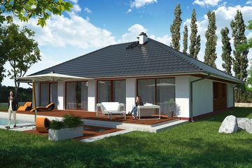  Projekt domu Validus I P (SLS1028) - projekt domu parterowego - Zdjęcie 2