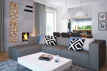  Projekt domu Suus I PG2 (SLS1051) - projekt domu parterowego z poddaszem - Zdjęcie 3