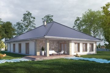  Projekt domu Magnificus I G2 (SLS1023) - projekt domu parterowego - Zdjęcie 2