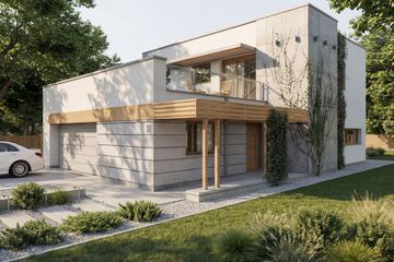 Projekt domu Novellus I PG2 (SLS1058) - projekt domu z pełnym piętrem - Zdjęcie 1