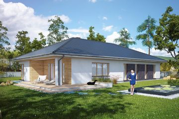  Projekt domu Magnus I PG2 (SLS1057) - projekt domu parterowego - Zdjęcie 2