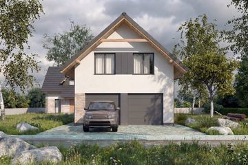  Projekt garażu Vehiculum I G2 (SLS1096) - projekt garażu parterowego - Zdjęcie 3