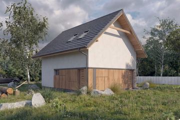  Projekt garażu Vehiculum I G2 (SLS1096) - projekt garażu parterowego - Zdjęcie 4