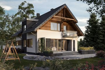  Projekt domu Alodia (1529) (KRD2689) - projekt domu parterowego z poddaszem - Zdjęcie 4