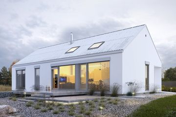  Projekt domu Ekonomiczny 1 (WAW1071) - projekt domu parterowego - Zdjęcie 1