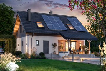 Projekt domu Amor - parterowy z poddaszem dom o powierzchni 117,31 m², dach dwuspadowy - ujęcie 8