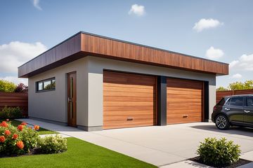  Projekt garażu G306 - Budynek garażowy (PRA1330) - projekt garażu parterowego - Zdjęcie 1