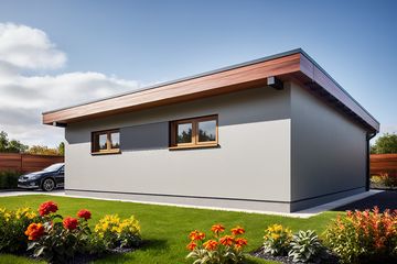  Projekt garażu G306 - Budynek garażowy (PRA1330) - projekt garażu parterowego - Zdjęcie 2