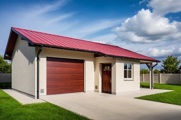  Projekt garażu G314 - Budynek garażowo - gospodarczy (PRA1334) - projekt garażu parterowego - Zdjęcie 1