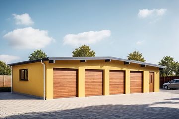  Projekt garażu G304 - Budynek garażowy (PRA1335) - projekt garażu parterowego - Zdjęcie 1