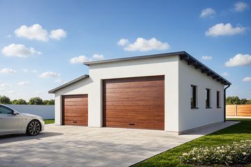  Projekt garażu G305 - Budynek garażowy (PRA1336) - projekt garażu parterowego - Zdjęcie 1