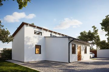  Projekt garażu G305 - Budynek garażowy (PRA1336) - projekt garażu parterowego - Zdjęcie 2