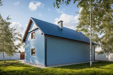  Projekt garażu G308 - Budynek garażowo - gospodarczy (PRA1338) - projekt garażu parterowego - Zdjęcie 2