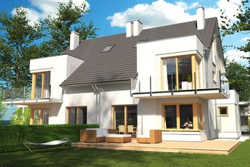  Projekt domu Diana Grande A bliźniak (WRD2521) - projekt domu parterowego z poddaszem - Zdjęcie 3